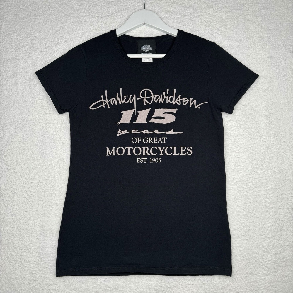 Harley Davidson Museum 115 Years Shirt Black - Women's Small